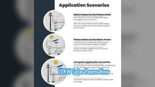 10KW Solar Storage Power Your Home 120A Charge