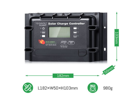 Good price 12V 24V 60A Heavy Duty Digital Solar System Regulator With 2280W Max PV Power online