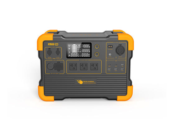 2000W UPS Solar Generator with 1450Wh NCM Lithium Battery and 800W Max Solar Input for Reliable Power Supply