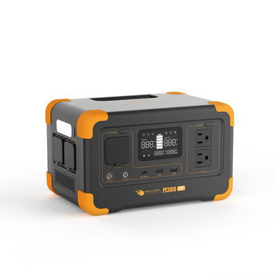 288Wh 3500 Recycles 1.3 Hours Charging Portable Lithium Battery Solar Generator with MPPT Charge Controller