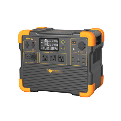 LCD Display UPS Lithium Battery Solar Generator LiFePO4 Pure Sine Wave Portable Generator