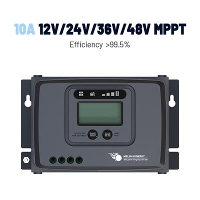 Smart RV MPPT Solar Charge Controller with 5-Stage Charging 99.5% Tracking Efficiency for AGM/GEL/WET Batteries