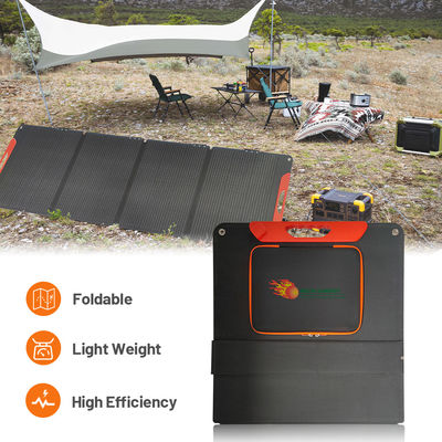 Lightweight ETFE 200W Folding Solar Panel Kit IP65 Portable For Outdoor Adventure