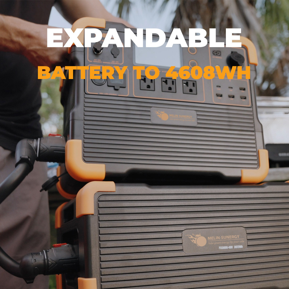 2200W UPS Solar Generator with 1536Wh Battery