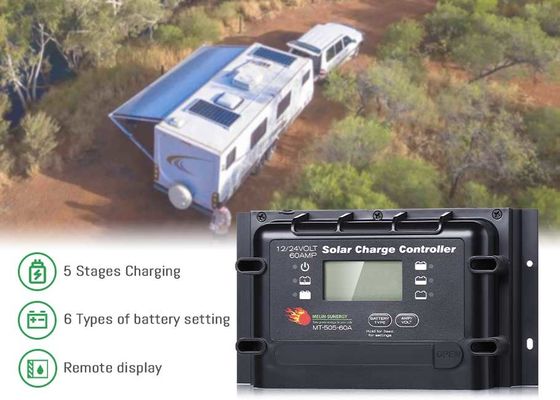 Good price Intelligent 12V 24V PWM Digital Solar Charge Controller With BMS Wake Up online