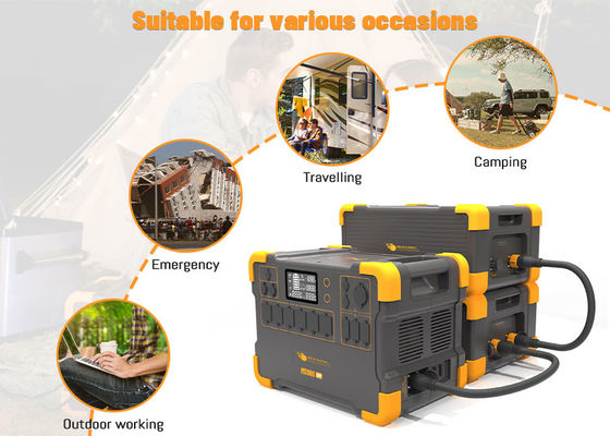 Good price LiFePO4 Portable Generator Power Bank 3072Wh Capacity Battery Pack online