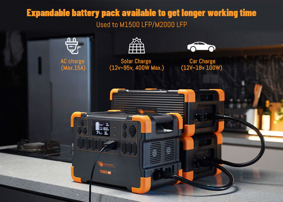 Good price LiFePO4 Portable Generator Battery Pack Rechargeable Power Station With 3072Wh Capacity online