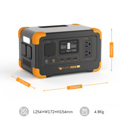 300W Inverter Solar Emergency Backup Power with 288Wh Capacity and MPPT Charge Controller