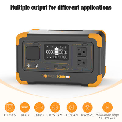 Portable Solar Generator with 3500 Recycles LiFePO4 Battery 360 Degrees Protection and 1-Year Warranty