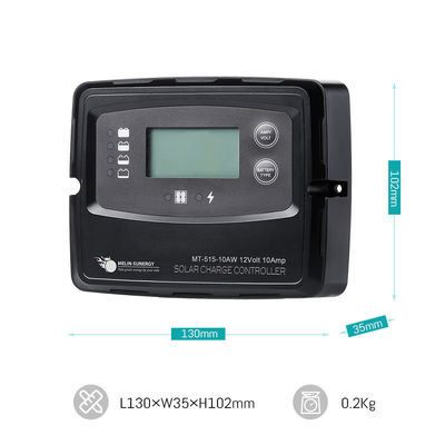 Good price Black Solar Power Regulator 12V For AGM GEL WET Calcium LiFePO4 LTO Batteries online