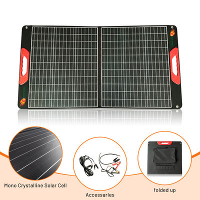 20V Compact Portable Folding Solar Panel with USB Port for Outdoor Camping