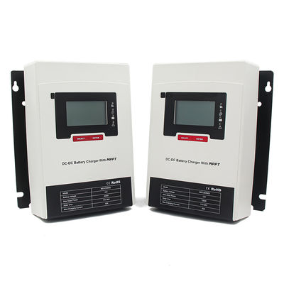 50A DC DC Charger with Buck Boost Alternator Charging and IP32 Protection for Vehicles and Off-Grid Applications