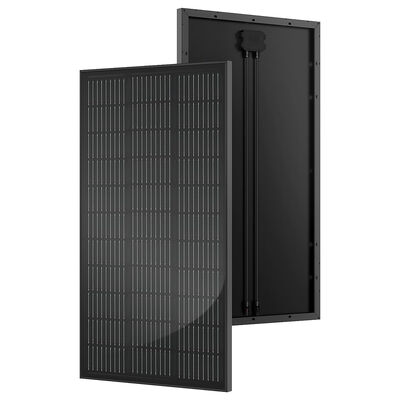 Good price 130 Watt Whole Black Solid Solar Panel 20 Volt Premium Monocrystalline Solar Panels for RV Camper Marine Home Rooftop online