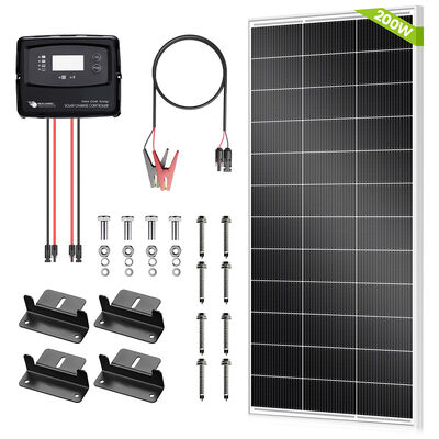 Good price 200W RV Solar Panel Kits Portable off grid rv camper solar system for Mobile Homes and Outdoor Adventures online